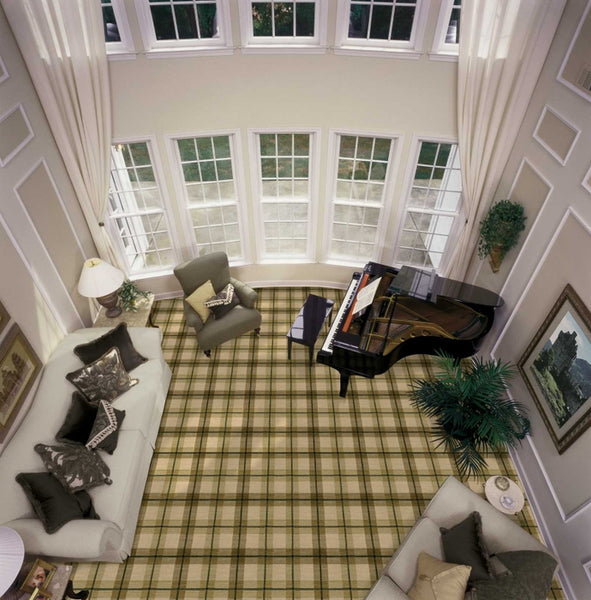 Rugs Done Right Custom Grand Tartan PT48 Beige Rug