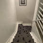 Black Stair Runner For White Walls | Rug Done Right