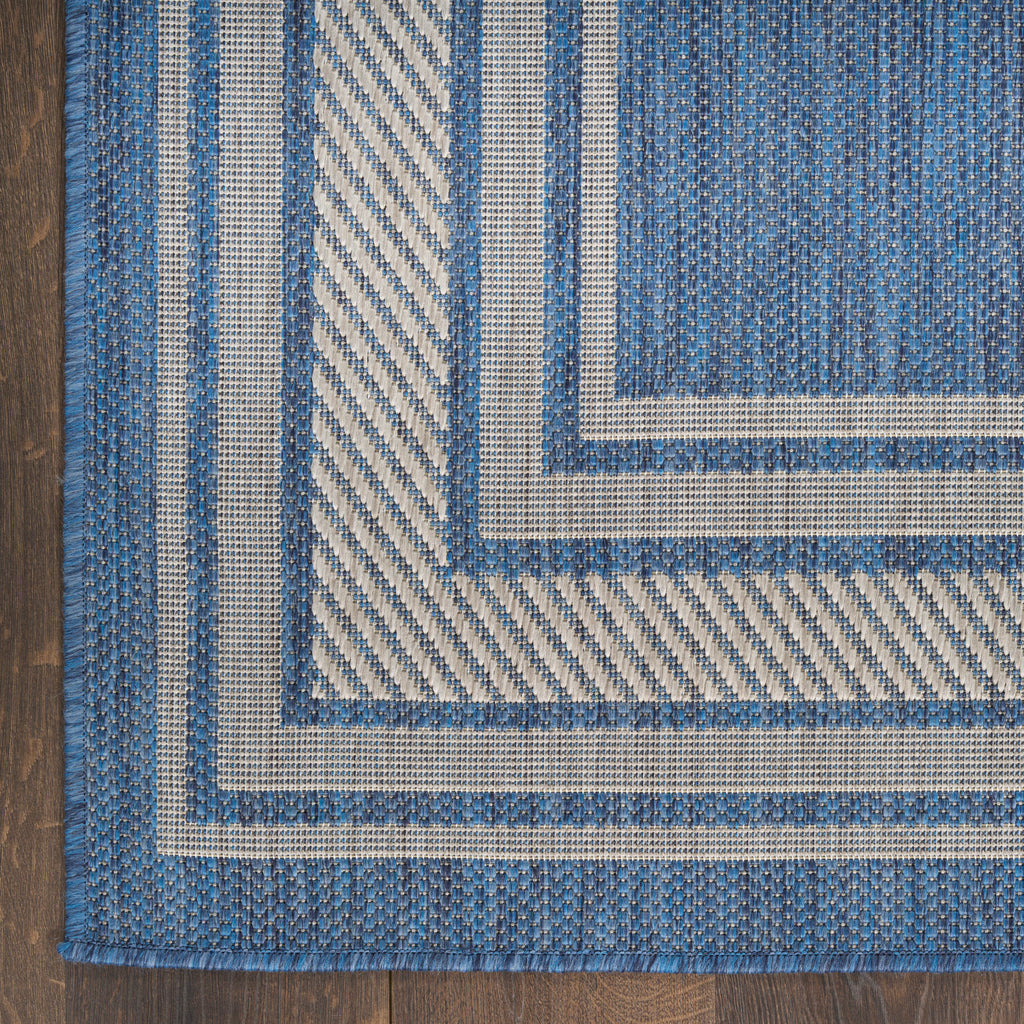 nourison horizon indoor outdoor hoz03 denim rug