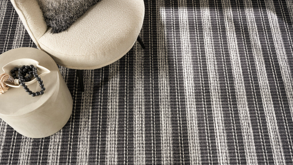 rugs done right custom carolina stripe crlst noir rug