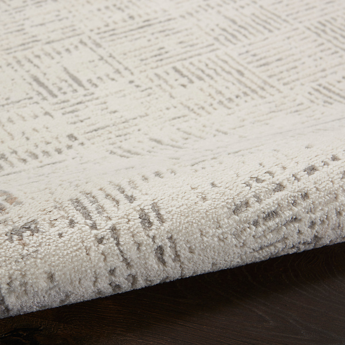 nourison elation etn05 ivory grey rug