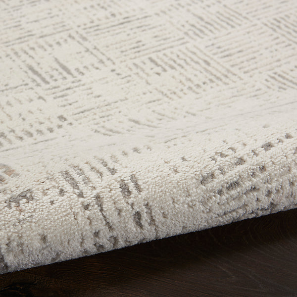 nourison elation etn05 ivory grey rug