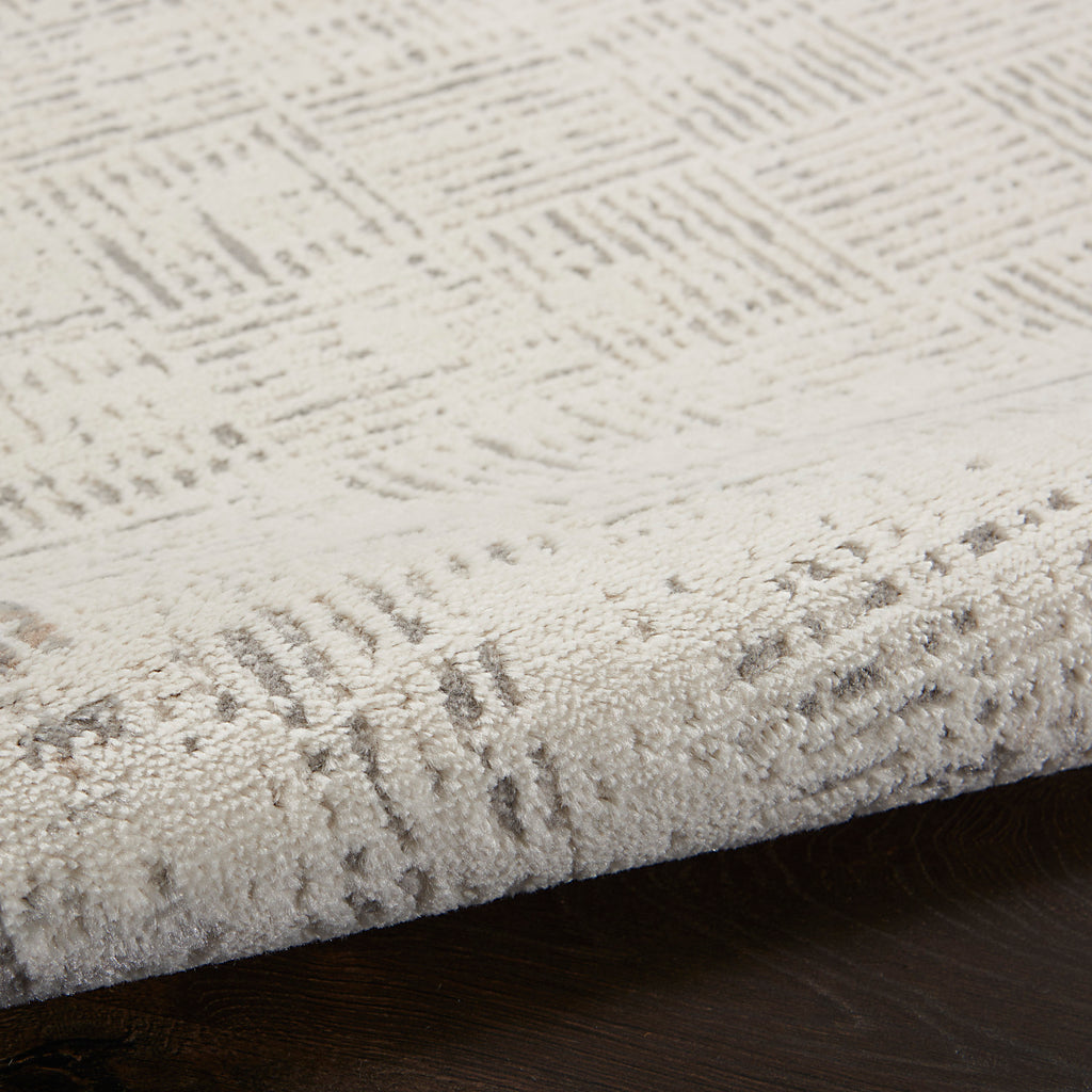 nourison elation etn05 ivory grey rug