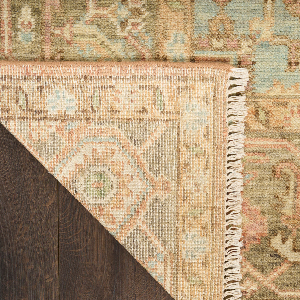 nourison heritage vine htv06 rust rug