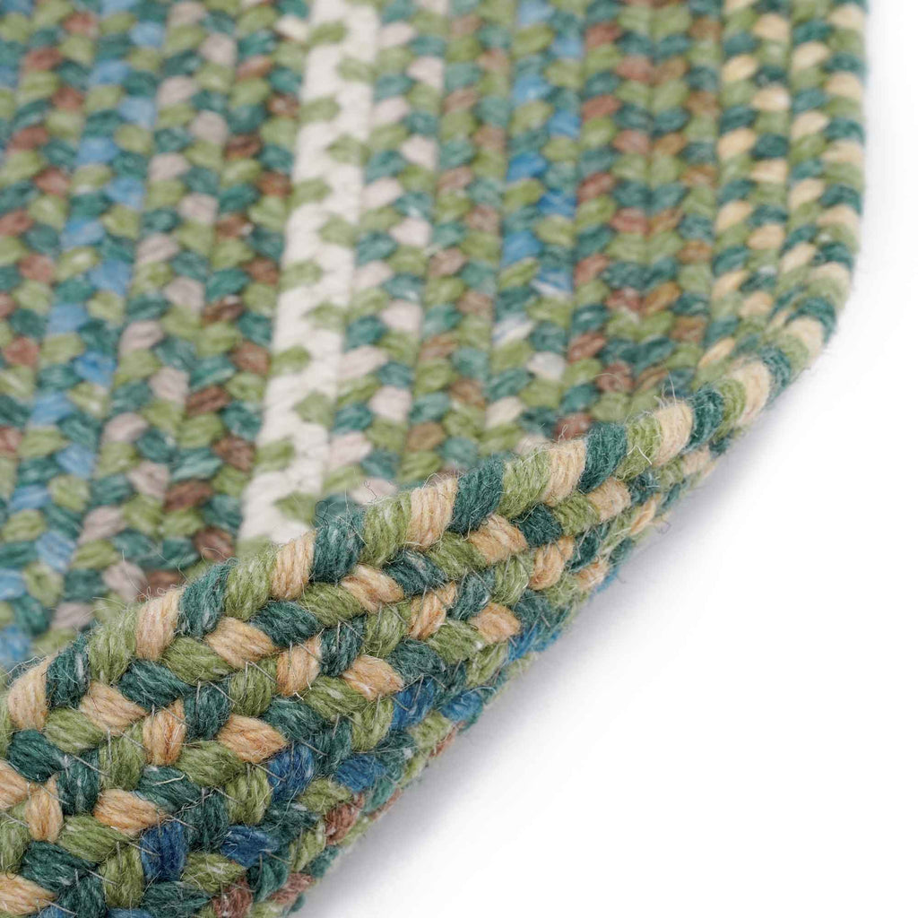 capel kill devil hill 0210 dark green rug