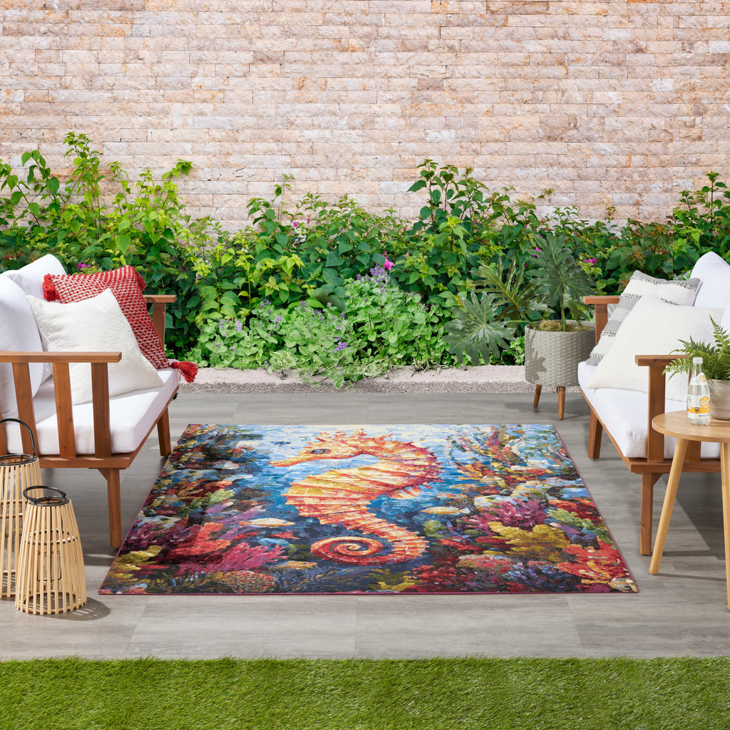 nourison color splash csp02 multicolor rug