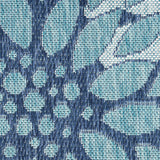 nourison garden oasis goa06 navy rug