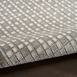nourison nordic nrc03 ivory grey rug