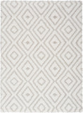 nourison modern shag mmd01 ivory silver rug
