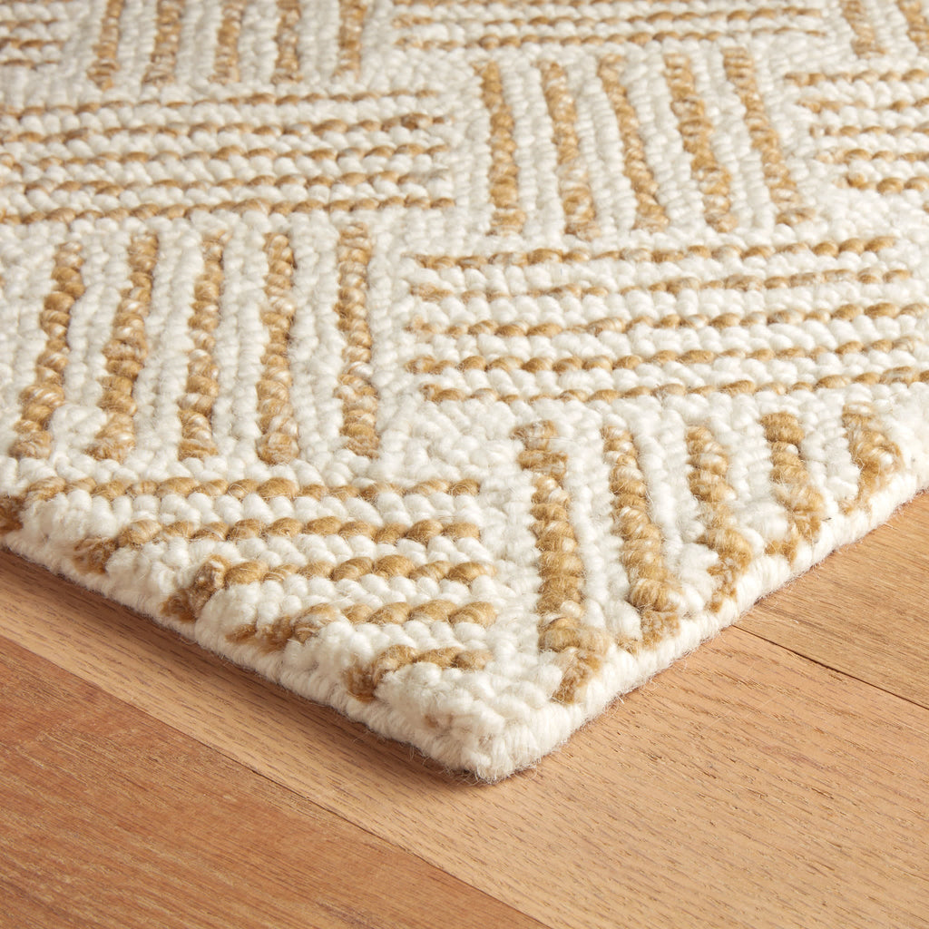 dash albert layers da2213 ochre hand hooked wool rug
