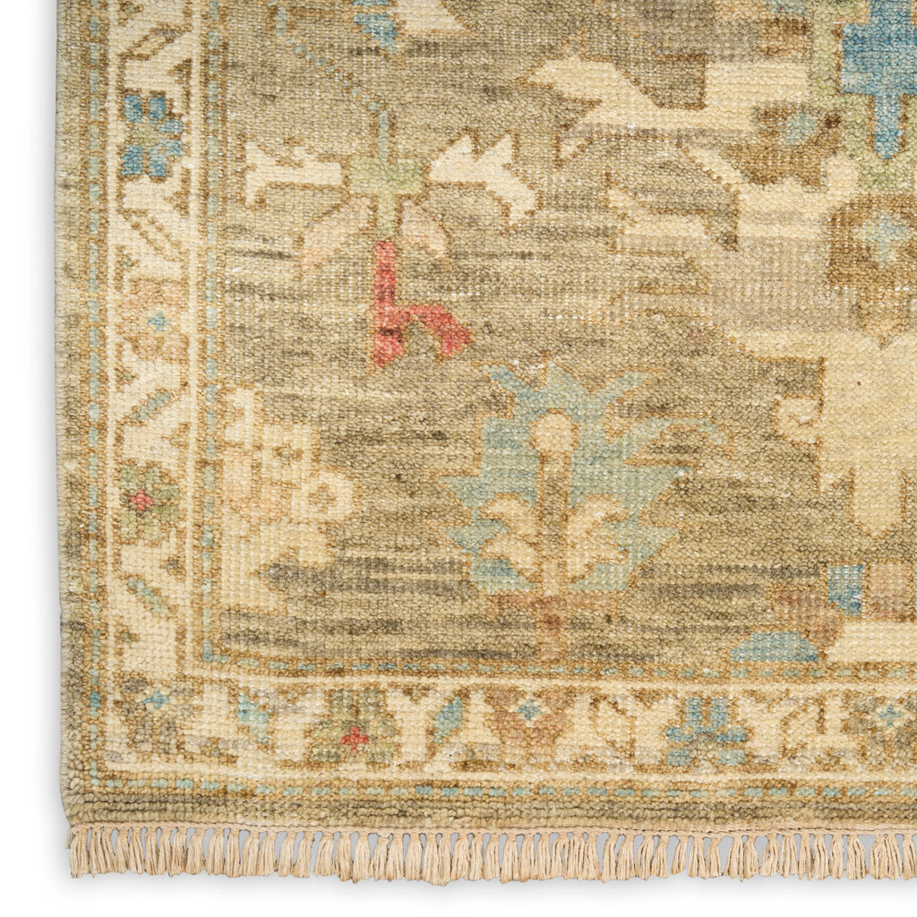 nourison heritage vine htv04 charcoal rug