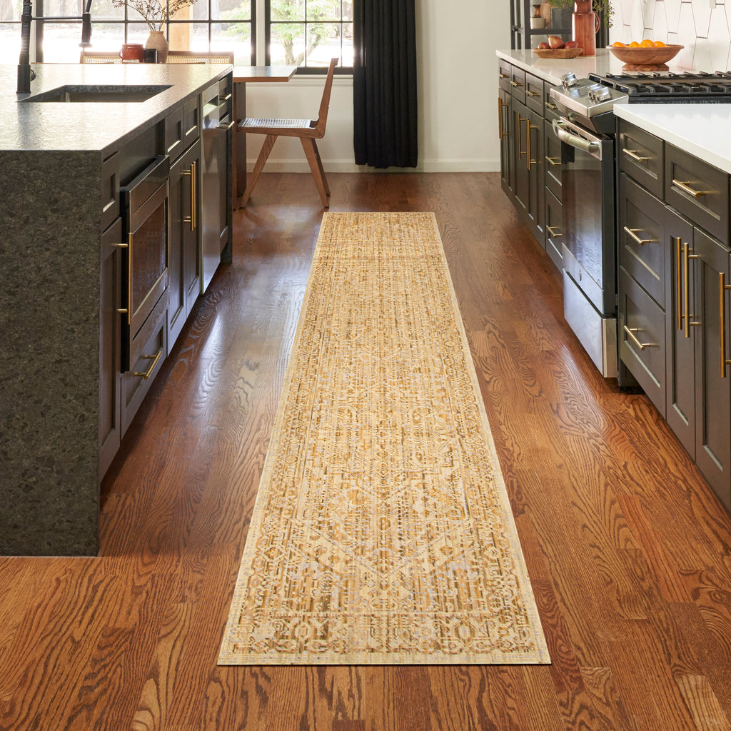 nourison antique bloom anb03 beige rug