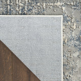 nourison quarry qua17 dark grey rug