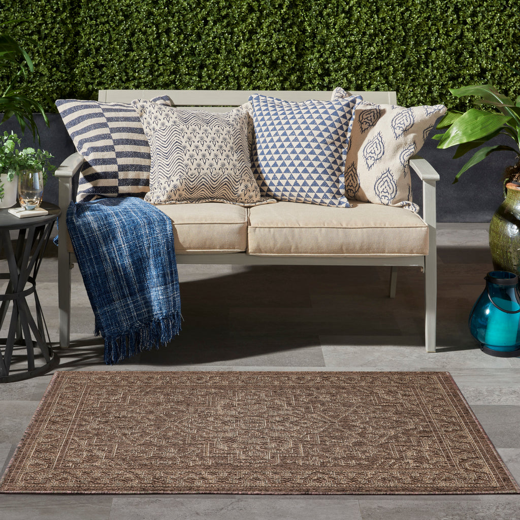 nourison tulum tlm05 brown rug