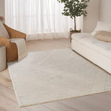 nourison pure patterns prn01 ivory grey rug