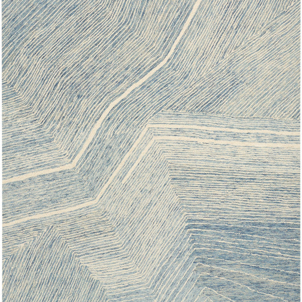 nourison pure angles ang01 ivory blue rug