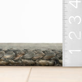dash albert messi da2371 green braided jute rug