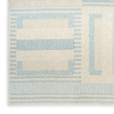 nourison nordic nrc11 ivory blue rug