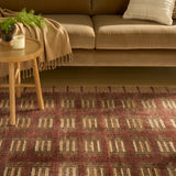nourison nordic nrc16 rust rug