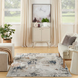 nourison home texture hmt04 grey blue rug