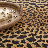 dash albert leopard rda372 camel rug