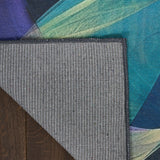 nourison nourison washables nwb16 blue multicolor rug