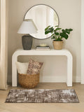 nourison dekor dek11 brown rug