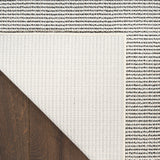 nourison atlantic avenue aav01 ivory black rug