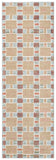 nourison nordic nrc14 rust multicolor rug