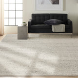 nourison textured dots ck80 silver rug