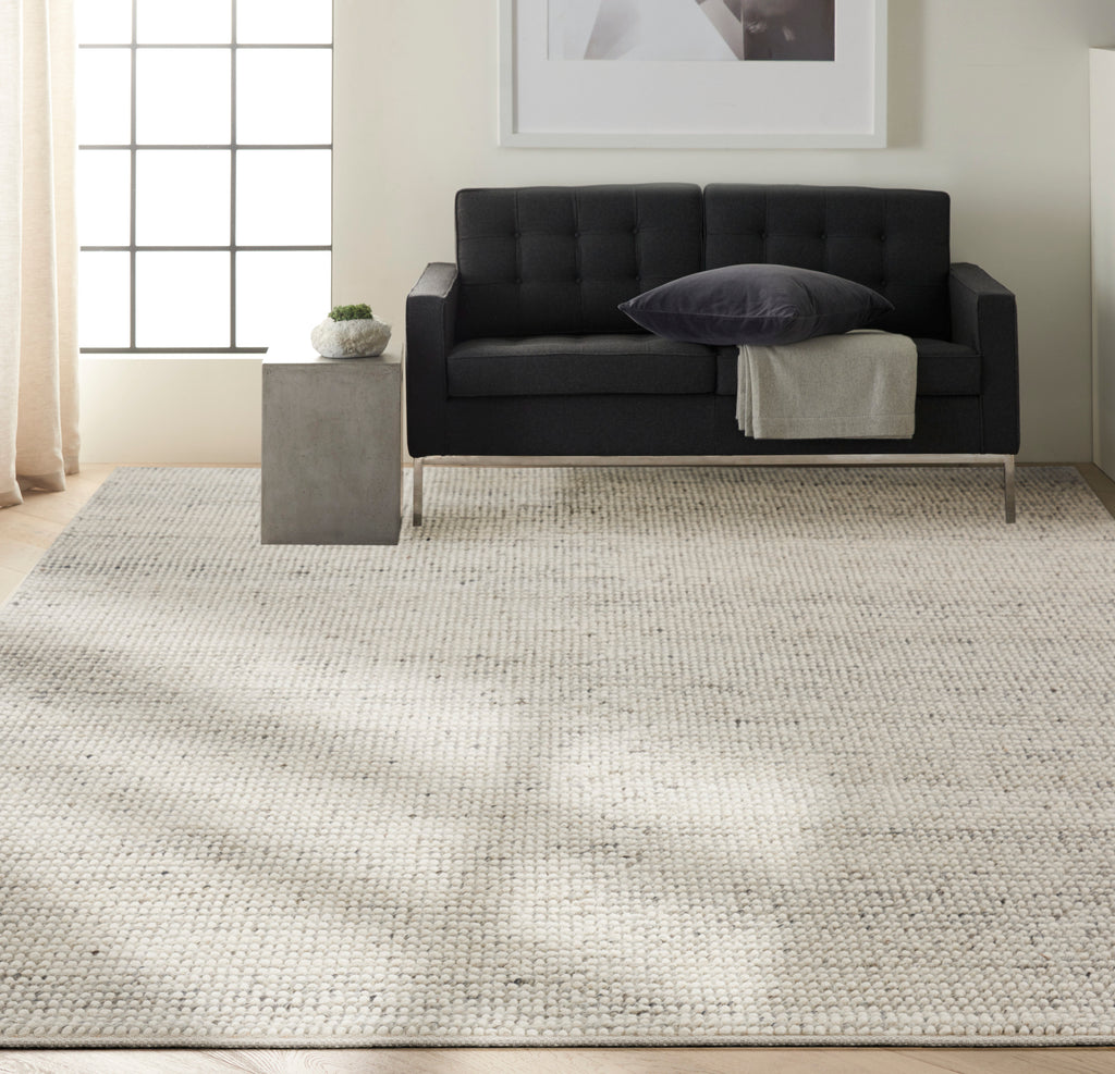 nourison textured dots ck80 silver rug