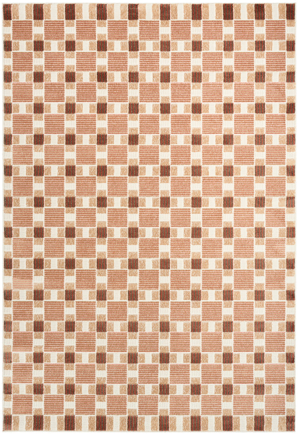 nourison nordic nrc14 rust rug