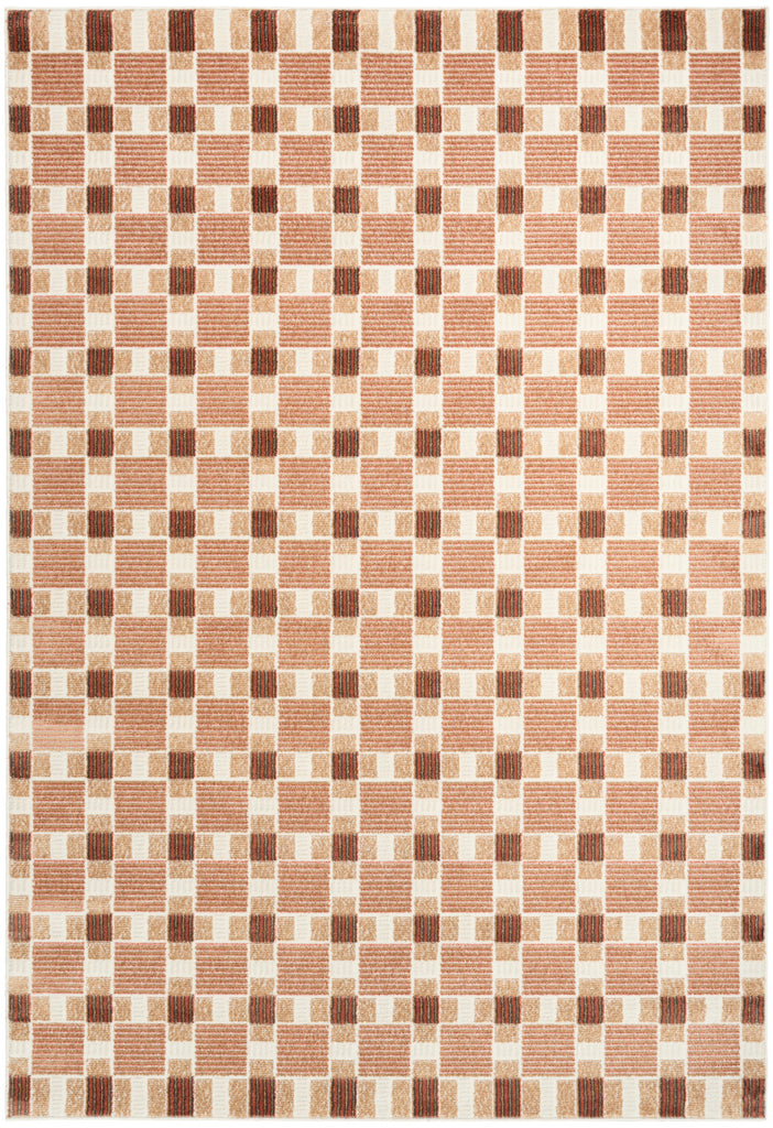 nourison nordic nrc14 rust rug