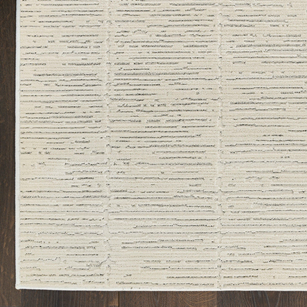 nourison ivory hues ivh02 ivory grey rug