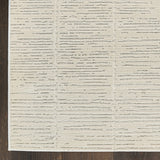 nourison ivory hues ivh02 ivory grey rug