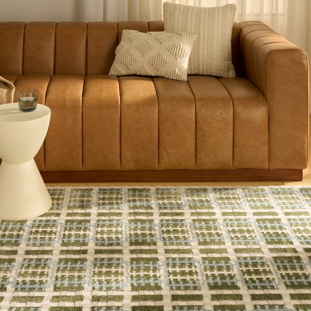 nourison nordic nrc08 blue green rug