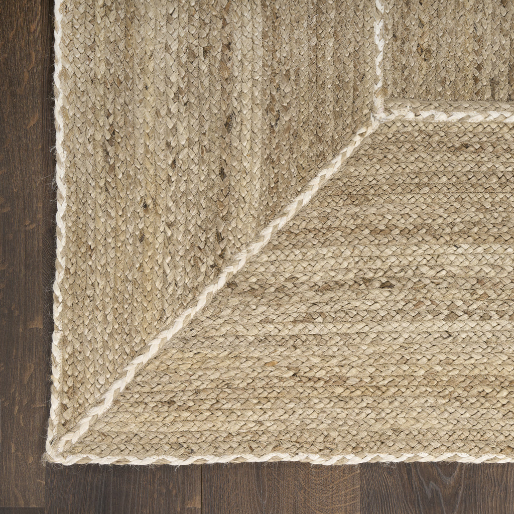 nourison terrazzo jute trj01 natural grey rug