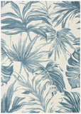 nourison aloha alh43 ivory blue rug