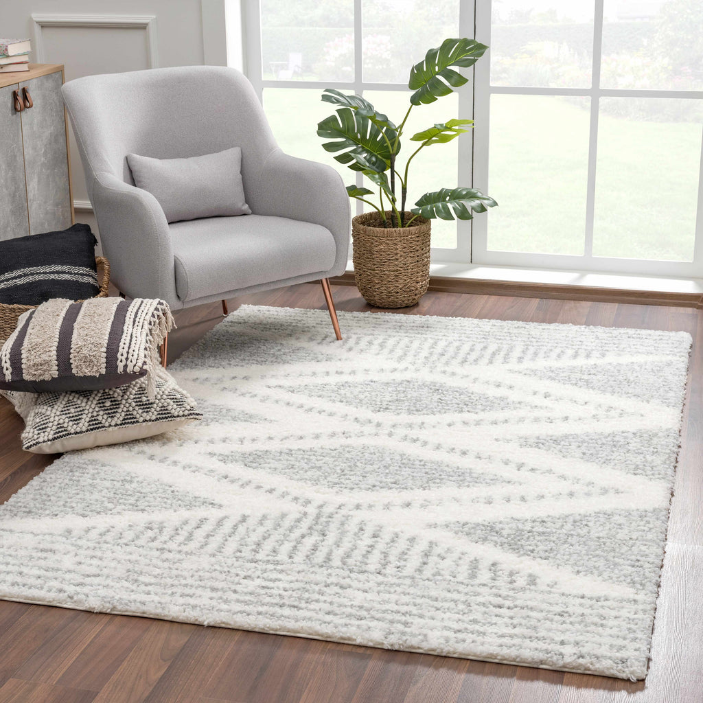 Hauteloom Gala HGACGALAB31 Gray Machine Made Polypropylene Rug