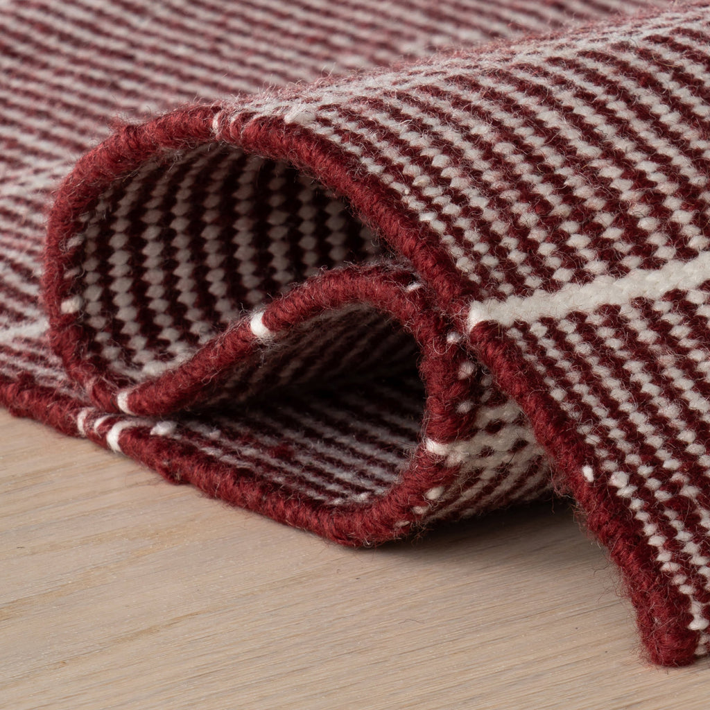 dash albert samson da2434 red dhurrie kelim soumak pet rug