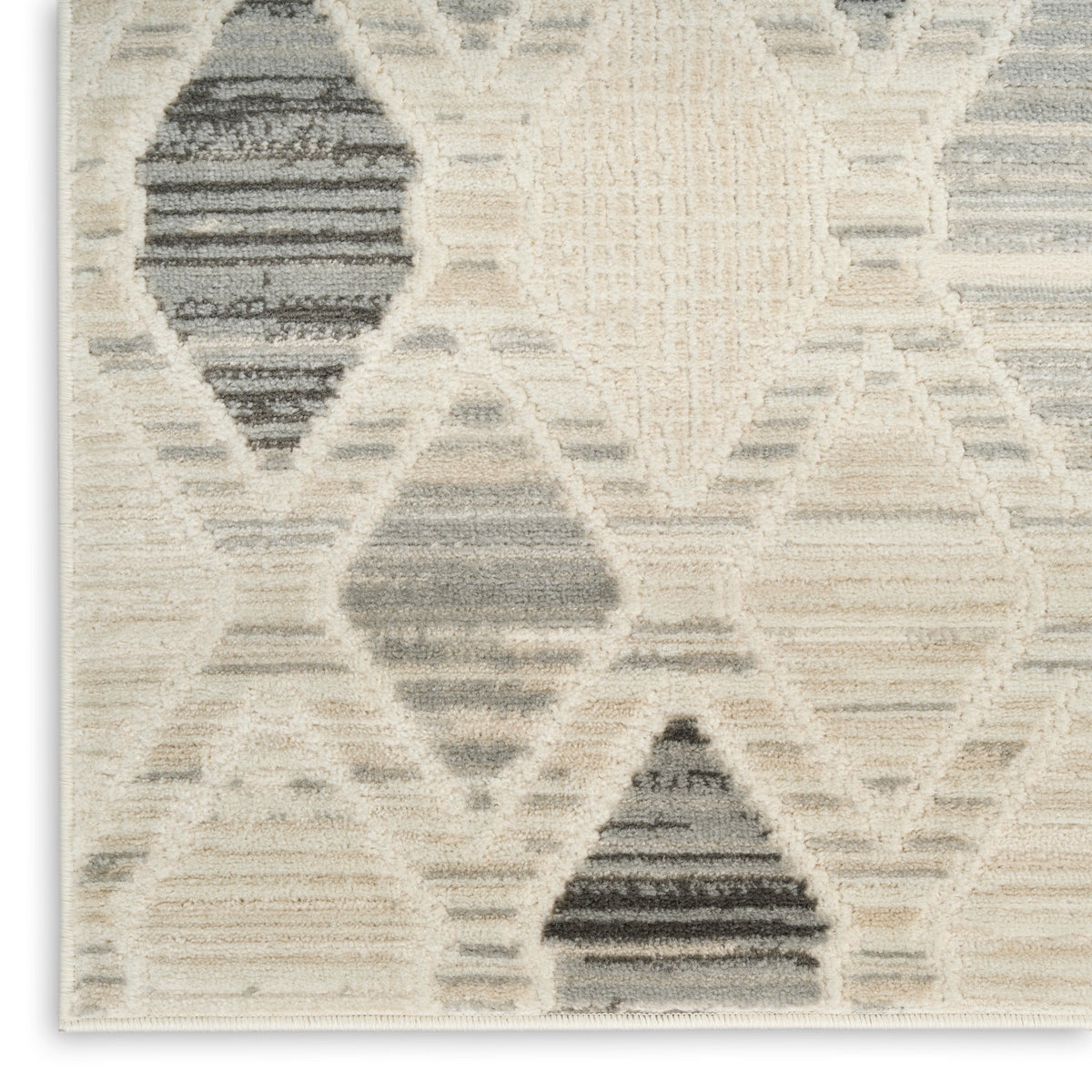nourison serenity home srh08 beige grey rug