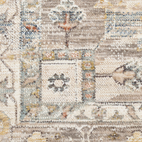 nourison antique fusion anf02 ivory multicolor rug