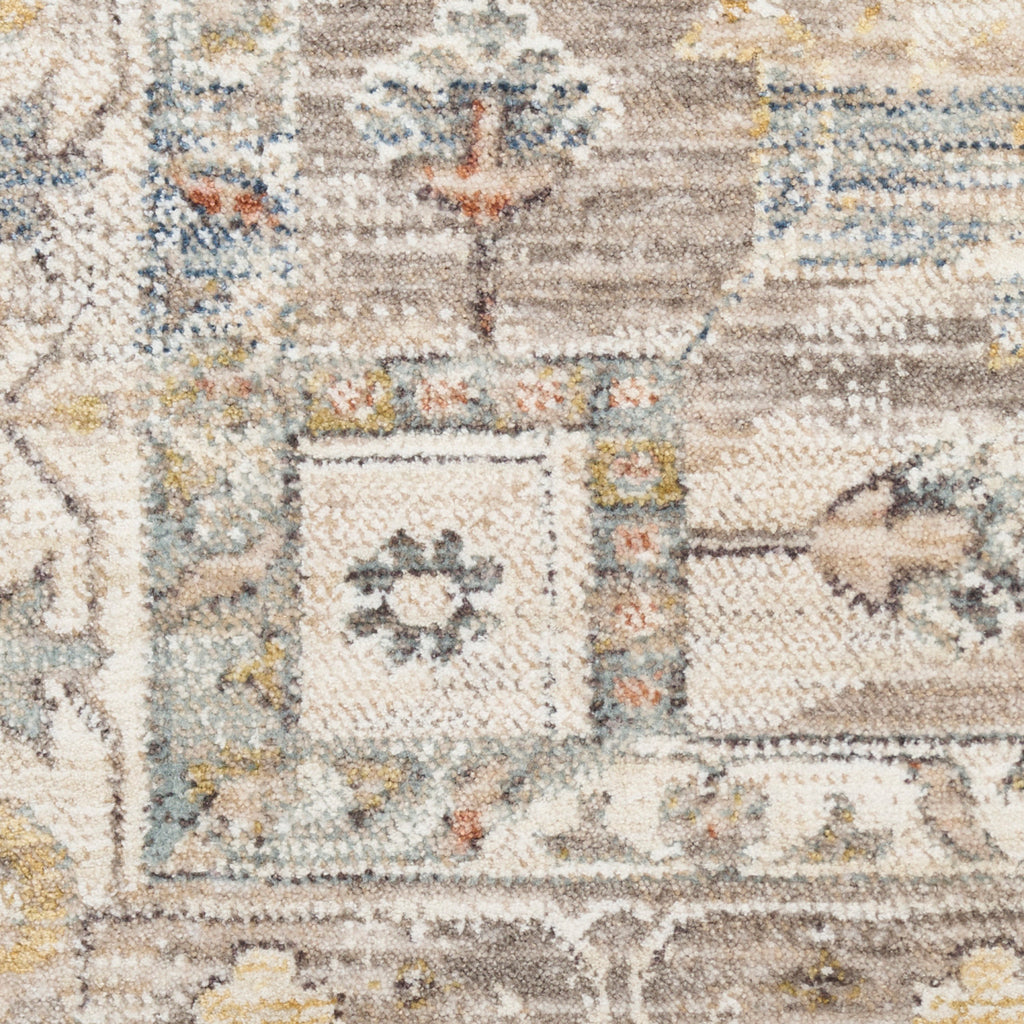 nourison antique fusion anf02 ivory multicolor rug