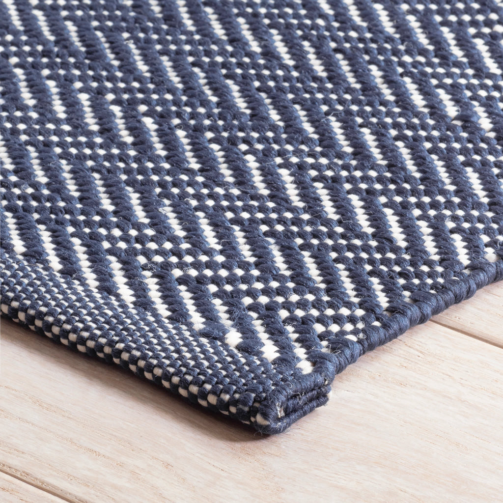 dash albert herringbone da389 navy rug