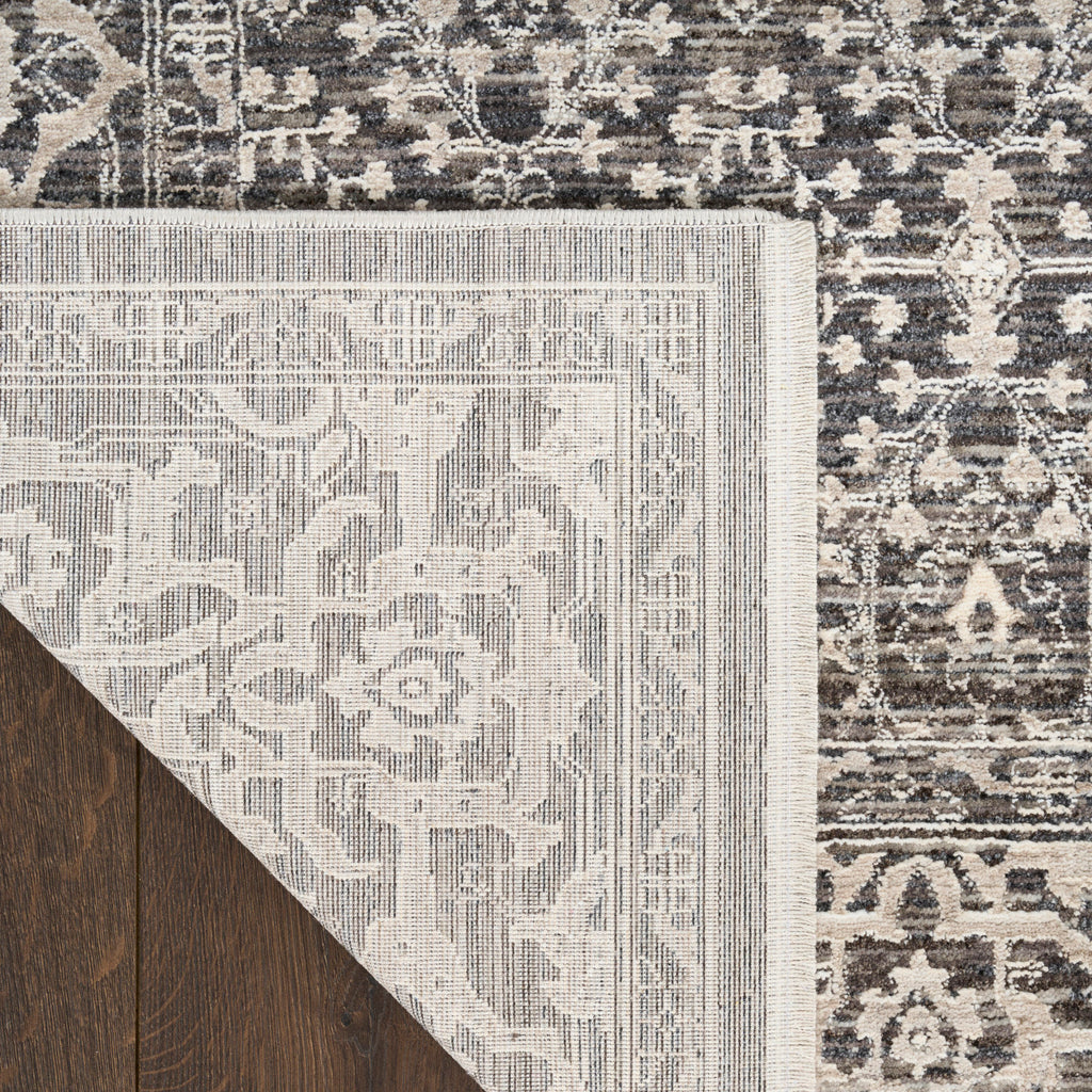 nourison shadows shw04 charcoal ivory rug