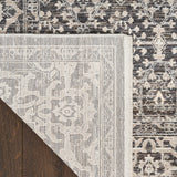 nourison shadows shw04 charcoal ivory rug