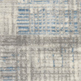 nourison solace sla03 ivory grey blue rug