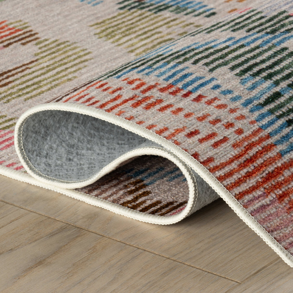 dash albert teahouse da2399 multi machine washable polyester rug