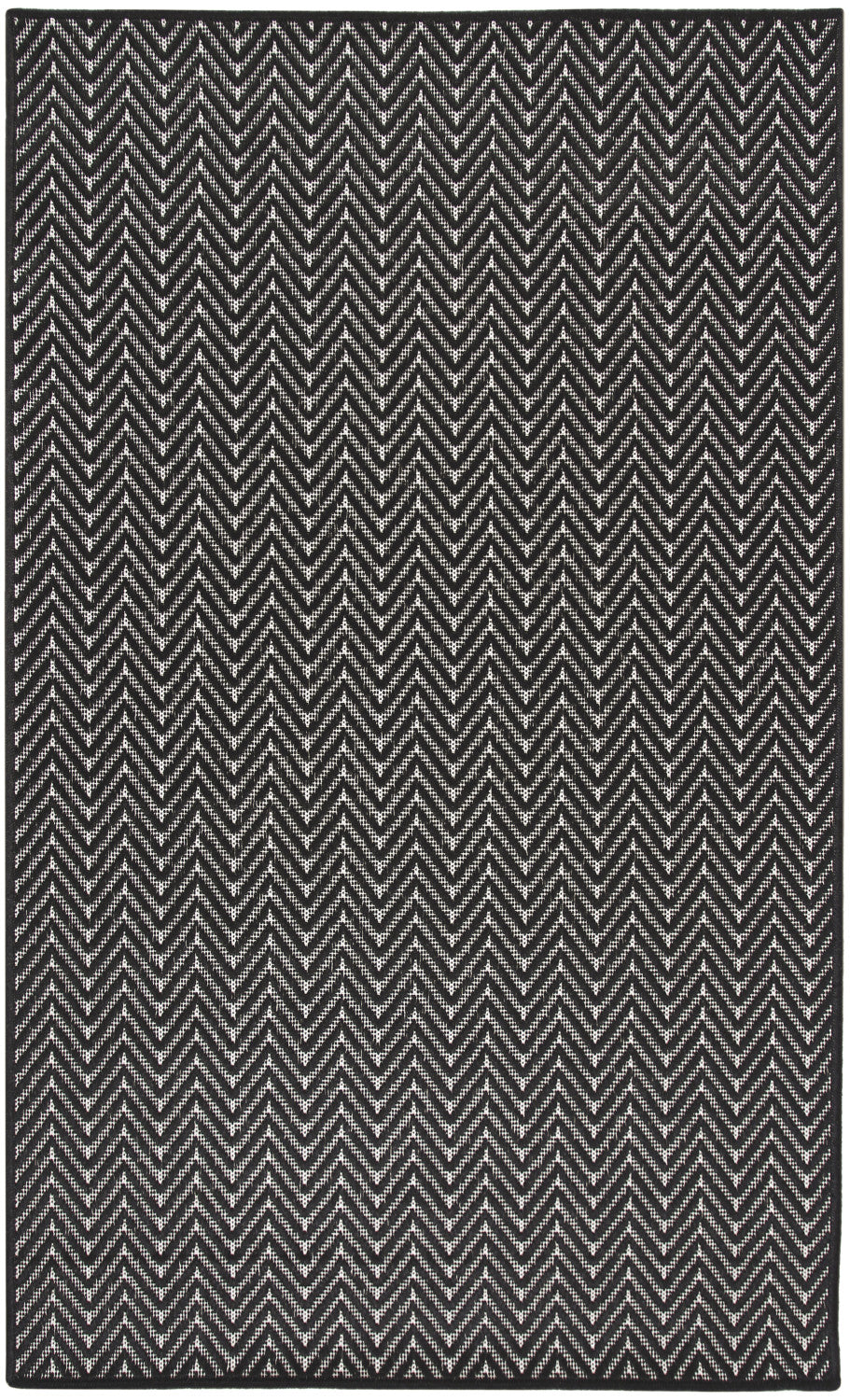 nourison horizon indoor outdoor hoz02 black rug