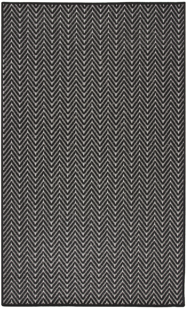 nourison horizon indoor outdoor hoz02 black rug